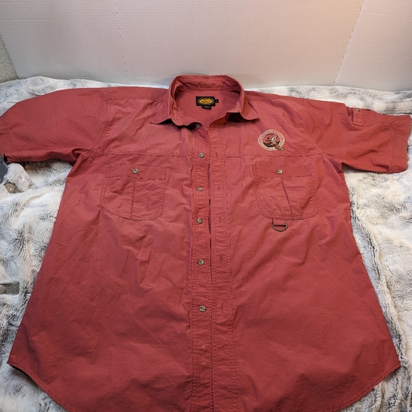 VTG CLASSIC WOOLRICH - Men's Heavyweight Large Cotton Brick Button Game Preserve - Picture 10 of 14